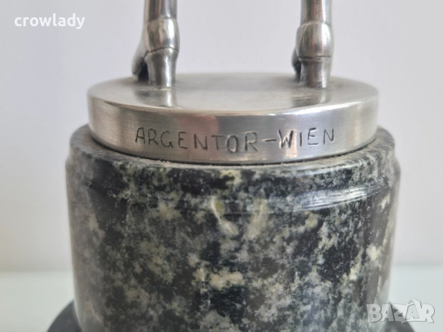 Преди представлението пластика в стил АРТ ДЕКО Argentor Wien, снимка 7 - Антикварни и старинни предмети - 51721846