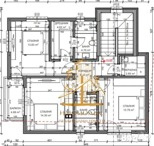 🏡Нова триетажна къща - м-т Зеленика, Област Варна (Обява №:368468), снимка 13 - Къщи - 51274368