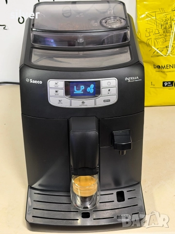 Кафемашина кафе автомат Saeco intelia one с гаранция, снимка 9 - Кафемашини - 52183146