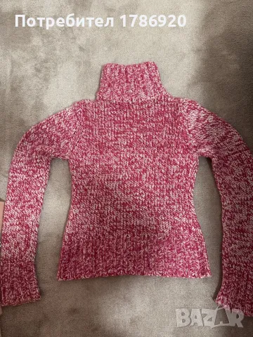 Дебела жилетка Bershka в цикламено и бяло, снимка 5 - Жилетки - 24945403