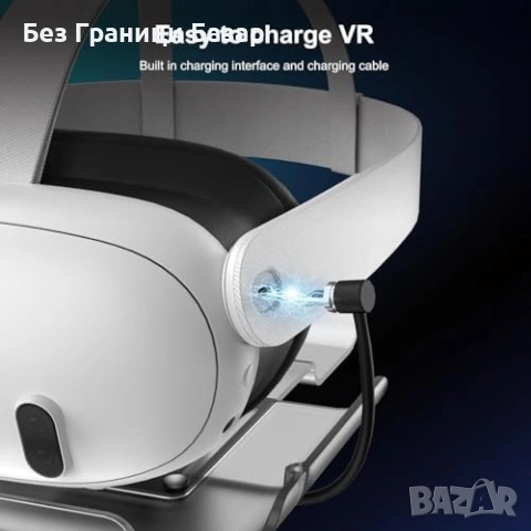 Нова Зареждаща стойка за Meta Quest 3S 3 2 Pro с LED RGB VR док станция, снимка 4 - Аксесоари - 54104644
