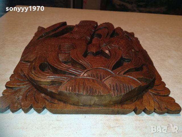 Пано стенно от тиково дърво-риби 3112200840, снимка 12 - Колекции - 31264774