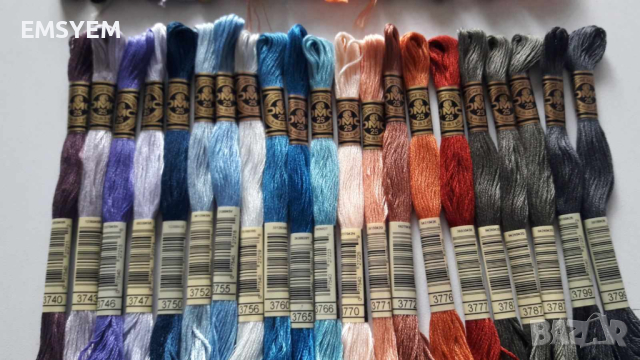 мулине DMC за бродерия , снимка 8 - Гоблени - 44816883