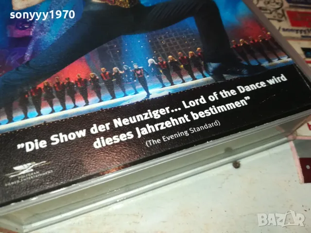 LORD OF THE DANCE-VHS VIDEO ORIGINAL TAPE-ВНОС GERMANY 1503252000, снимка 7 - Други музикални жанрове - 49508848