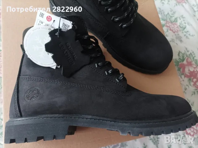 топли  ест.кожа N38 боти, снимка 3 - Дамски боти - 48338078