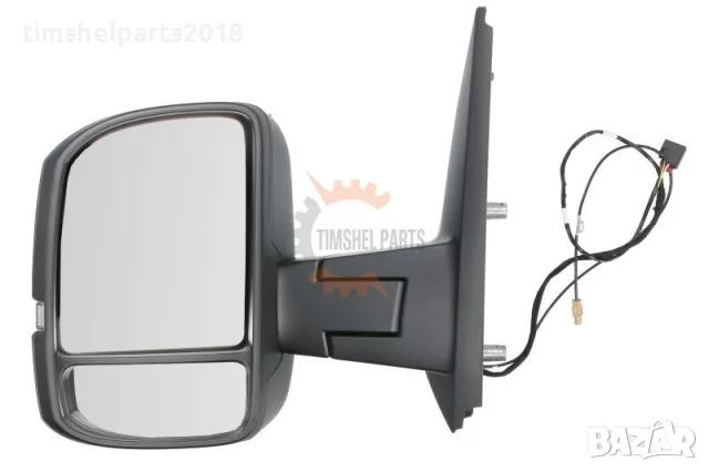 Огледало с Антена "Дълго рамо" Електрическо за VW Crafter , MAN TGE след 2018 г - Шофьорска страна