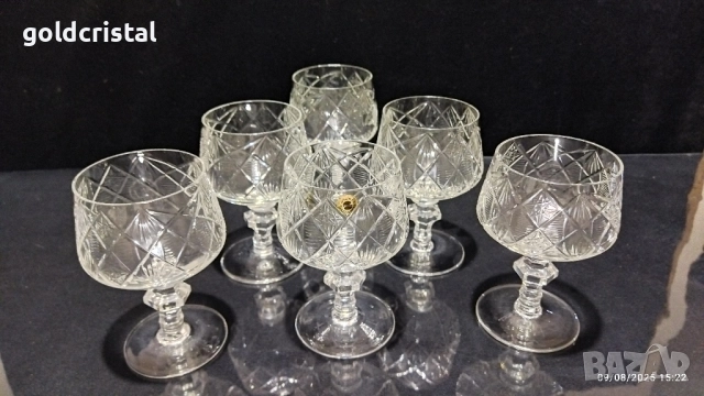 кристални чаши , снимка 8 - Антикварни и старинни предмети - 51483269