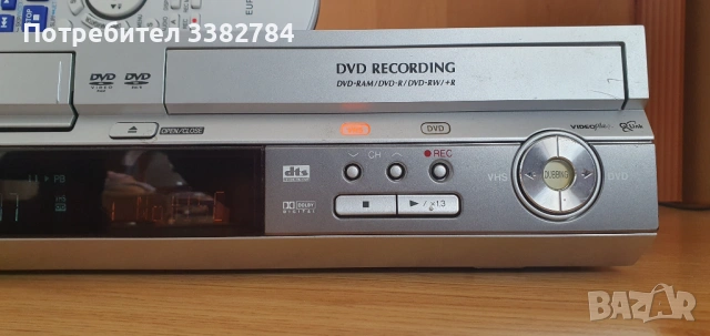 Panasonic DMR-ES30 DVD recorder VHS recorder с дистанционното управление, снимка 5 - Плейъри, домашно кино, прожектори - 53935216