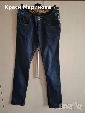 НОВИ ДАМСКИ ДЪНКИ НА ДЕСИГУАЛ, снимка 2 - Дънки - 49784323