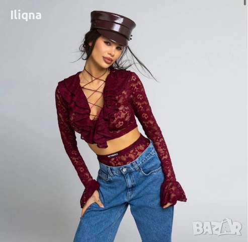 Nicole collection бордо сет, снимка 2 - Комплекти - 53323391