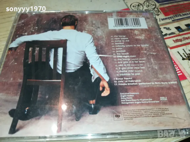 RICКY MARTIN CD 1605251909, снимка 10 - CD дискове - 50316922