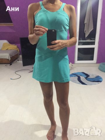 Тюркоазена рокля за тенис HEAD - M size, снимка 10 - Рокли - 27521271