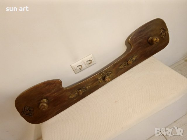 антична дървена закачалка, снимка 9 - Закачалки - 38037122