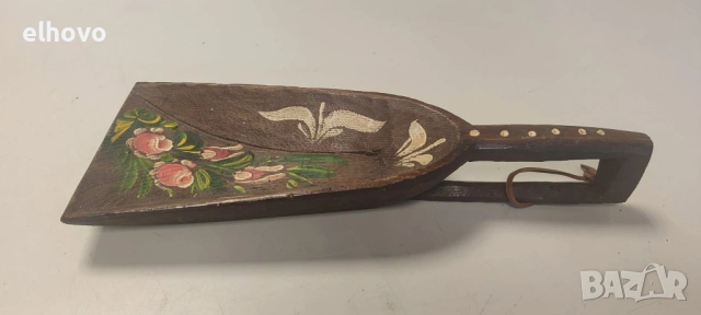 Стара дървена лопатка, снимка 5 - Антикварни и старинни предмети - 54265340