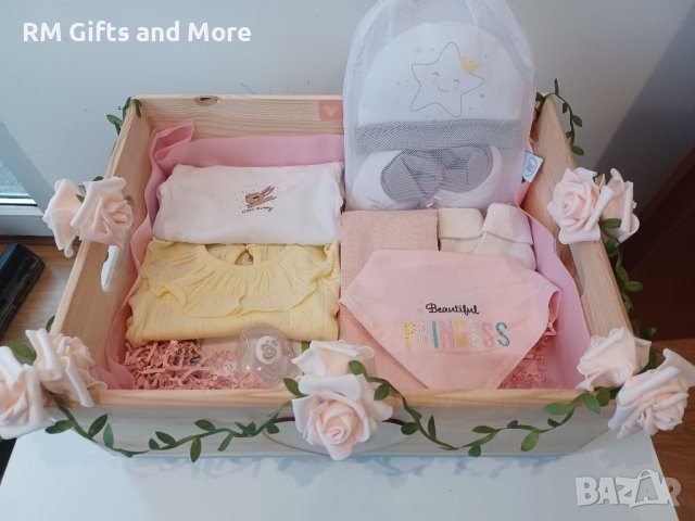 Уникален подарък за бебе, Подарък за погача, Подарък за новородено, Подарък за изписване, снимка 4 - Комплекти за бебе - 40641004