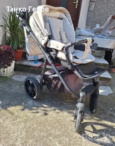 Бебешка количка 2 в 1 BeBe-Mobile Gusto, снимка 5 - Детски колички - 55783711