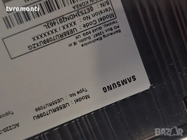 MAIN BOARD ,BN94-15017J,BN41-02703J, ,- SAMSUNG UE55RU7099U 55inc DISPLAY CY-NN055HGLV2H, снимка 6 - Части и Платки - 48649205