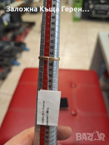 Златен пръстен 1.88гр.14к, снимка 5 - Пръстени - 53323422