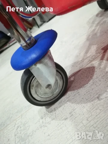 Професионална почистваща количка от хромирана стомана и 2х25л кофи, снимка 11 - Мопове, кофи, четки и метли - 50712391