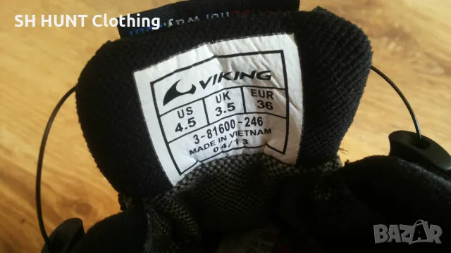 VIKING GORE-TEX BOA UGC Shoes размер EUR 36 / UK 3,5 дамски детски водонепромокаеми - 815, снимка 18 - Маратонки - 47550366
