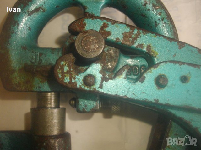 Ръчен Тръбогиб 15мм/16мм-Уред Огъване Метални Тръби-Старо Качество-Немски-DAKO-Регулация Радиус , снимка 4 - Други инструменти - 44495355