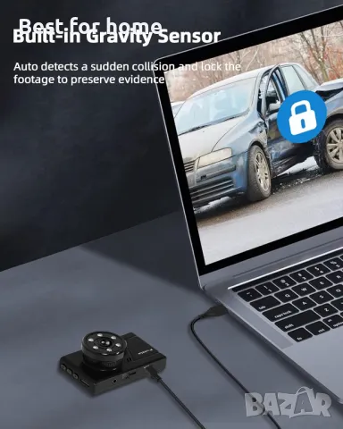 Видео регистратор - Dash Cam Kussla с 2GB SD карта подарък, снимка 4 - Аксесоари и консумативи - 47820012