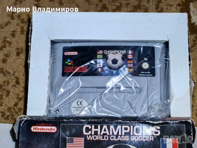 Champions world class soccer pal SNES, снимка 3 - Игри за Nintendo - 44699937