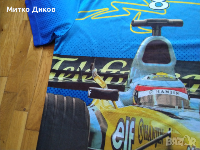 Фернандо Алонсо фенска тениска Формула-1 отлична реален размер Л, снимка 4 - Други спортове - 44783016