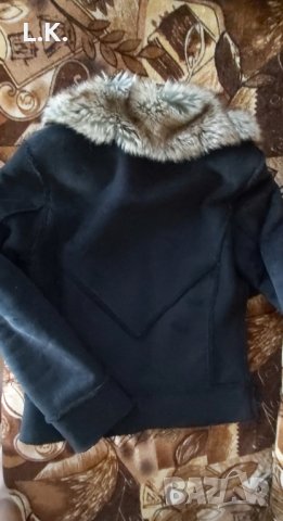 Дамско палто с пух, снимка 3 - Палта, манта - 37568324