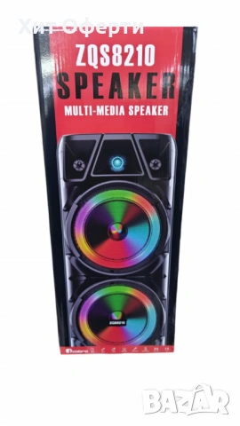 Bluetooth тонколона speaker ZQS-8210 , снимка 6 - Тонколони - 53089975