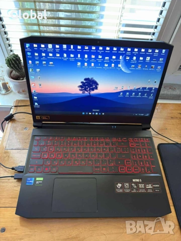 Acer Nitro 5 AN515-57-705X 144hz, снимка 2 - Лаптопи за игри - 53213613