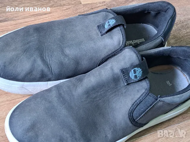 Timberland-кожени мокасини 44 номер, снимка 1 - Мокасини - 47469277