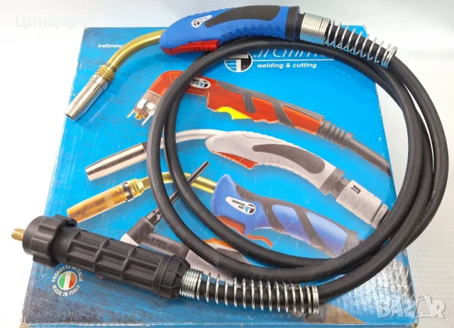Миг-Маг шланг Trafimet телоподаващ,евро-конектор,дължина 3м.Тип серия 24.Произход Италия 