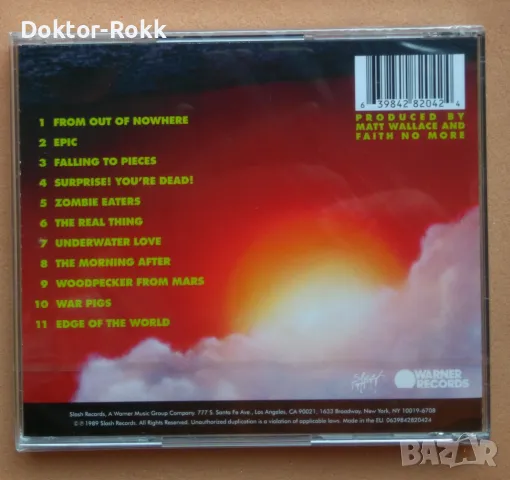 Faith No More – The Real Thing 1989 CD, снимка 2 - CD дискове - 48327124