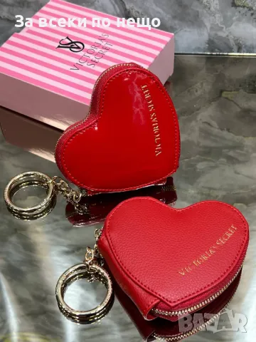 Victoria's Secret Портмоне Ключодържател Сърце Виктория Сикрет  - Налични Различни Цветове Код D2064, снимка 9 - Портфейли, портмонета - 49402855