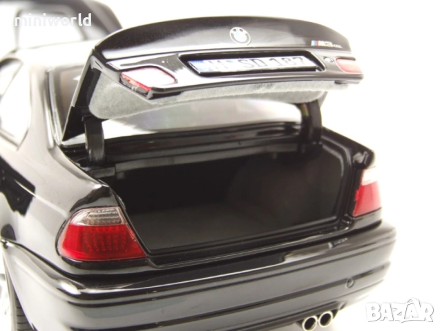 BMW M3 CSL E46 2003 - мащаб 1:18 на Norev моделът е нов в кутия., снимка 7 - Колекции - 52176627