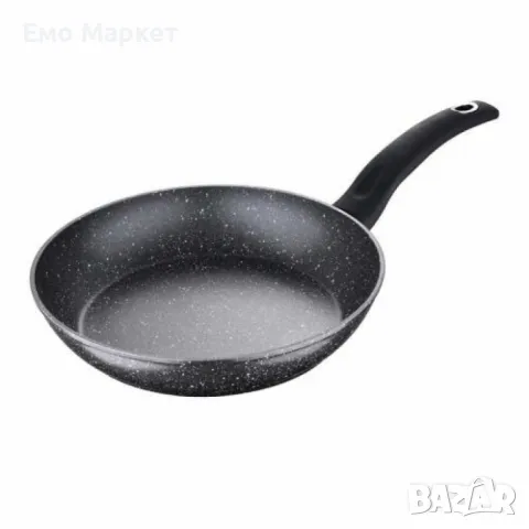 Тиган Goldmann GM 1301-26, 26x5см., Алуминий, Мрам. покр., Черен, снимка 5 - Съдове за готвене - 49413074