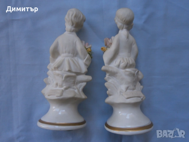 Чифт порцеланови фигури Капо Димонте., снимка 2 - Антикварни и старинни предмети - 54211286