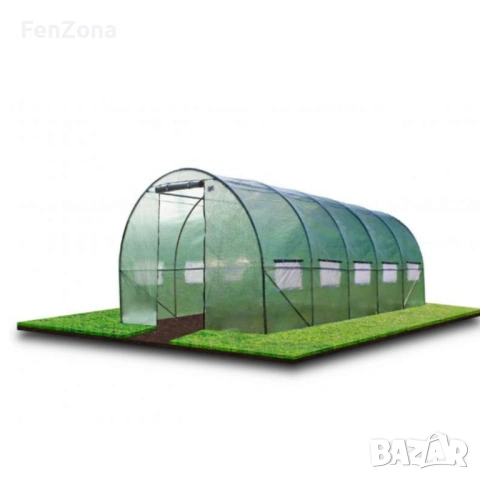 Голяма оранжерия - идеална вентилация и здрава конструкция.,различни размери