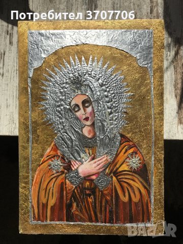Икона - Богородица Дева Мария, снимка 1