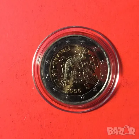 Финландия 2 евро 2005 60 години ООН