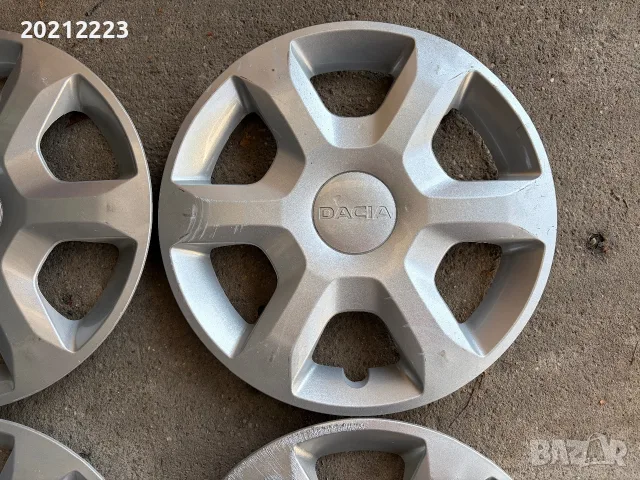 4 броя Оригинални тасове за Dacia 15, снимка 6 - Аксесоари и консумативи - 56151412