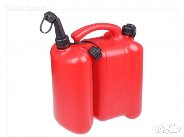 Туба за гориво и масло, 6л и 3л в едно, двойна