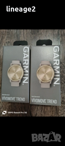 Garmin vivomove trend , снимка 6 - Смарт гривни - 54093776