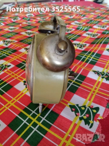 Механичен будилник CORSAR, снимка 4 - Антикварни и старинни предмети - 53086561