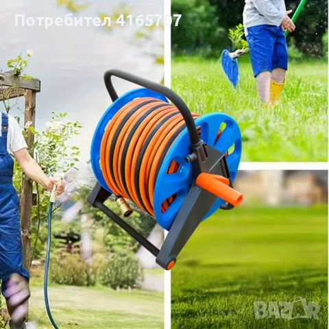 Преносима макара за градински маркуч