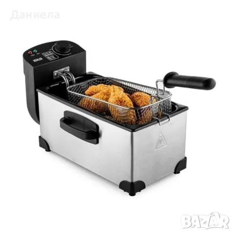 Фритюрник Muhler 3.0 Л, неръждаема стомана, снимка 4 - Фритюрници - 49361744