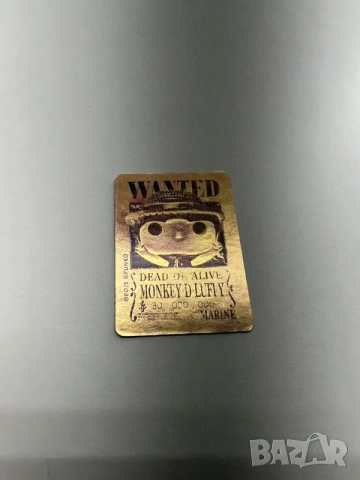 Рядък Златен Луфи (Golden Luffy) – Kinder Joy x One Piece Funko Pop, снимка 3 - Колекции - 56063121
