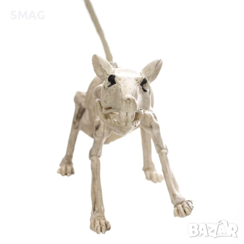 Halloween / Хелоуин реалистичен скелет на мишка – декорация 20см_1207607, снимка 3 - Декорация за дома - 52008662