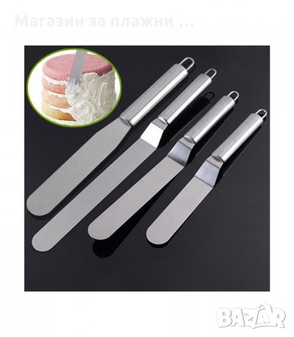 СЛАДКАРСКИ ИНСТРУМЕНТИ ЗА ДЕКОРАЦИЯ И ЗАГЛАЖДАНЕ НА ТОРТА - код  2766, снимка 4 - Прибори за хранене, готвене и сервиране - 34159887